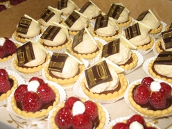 Assorted chocolate coffee tartlettes